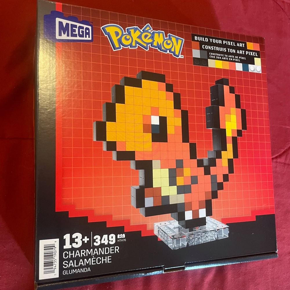 MEGA POKÉMON CHARMANDER BUILDING TOY KIT 349pc Sealed New